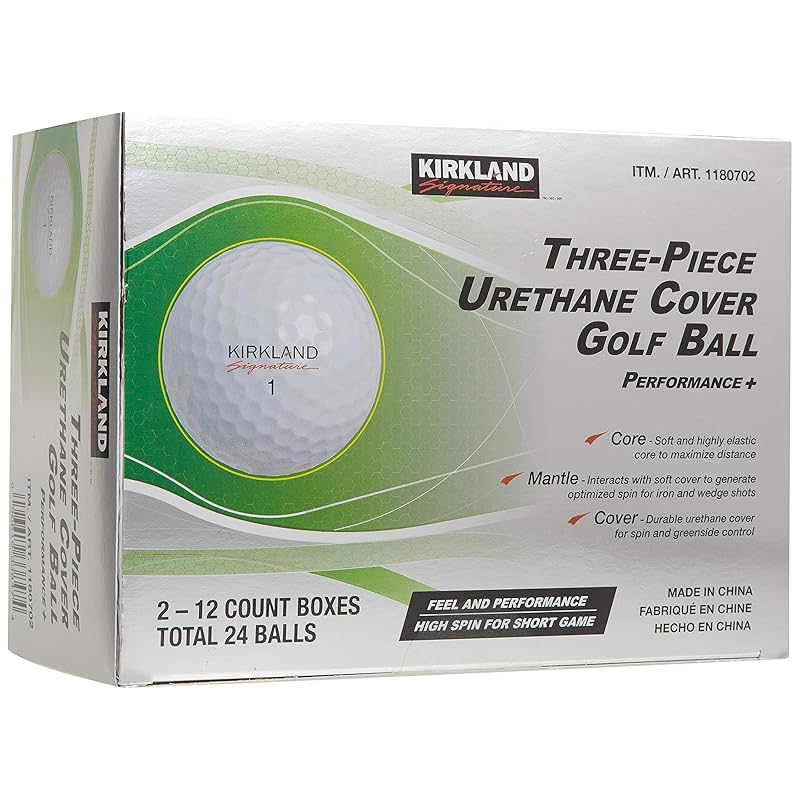 KIRKLAND SIGNATURE kirkland signature urethane cover golf ball 3 pieces 2 dozen 24 pieces white
KIRKLAND SIGNATURE kirkland signature urethane cover golf ball 3 pieces 2 dozen 24 pieces white