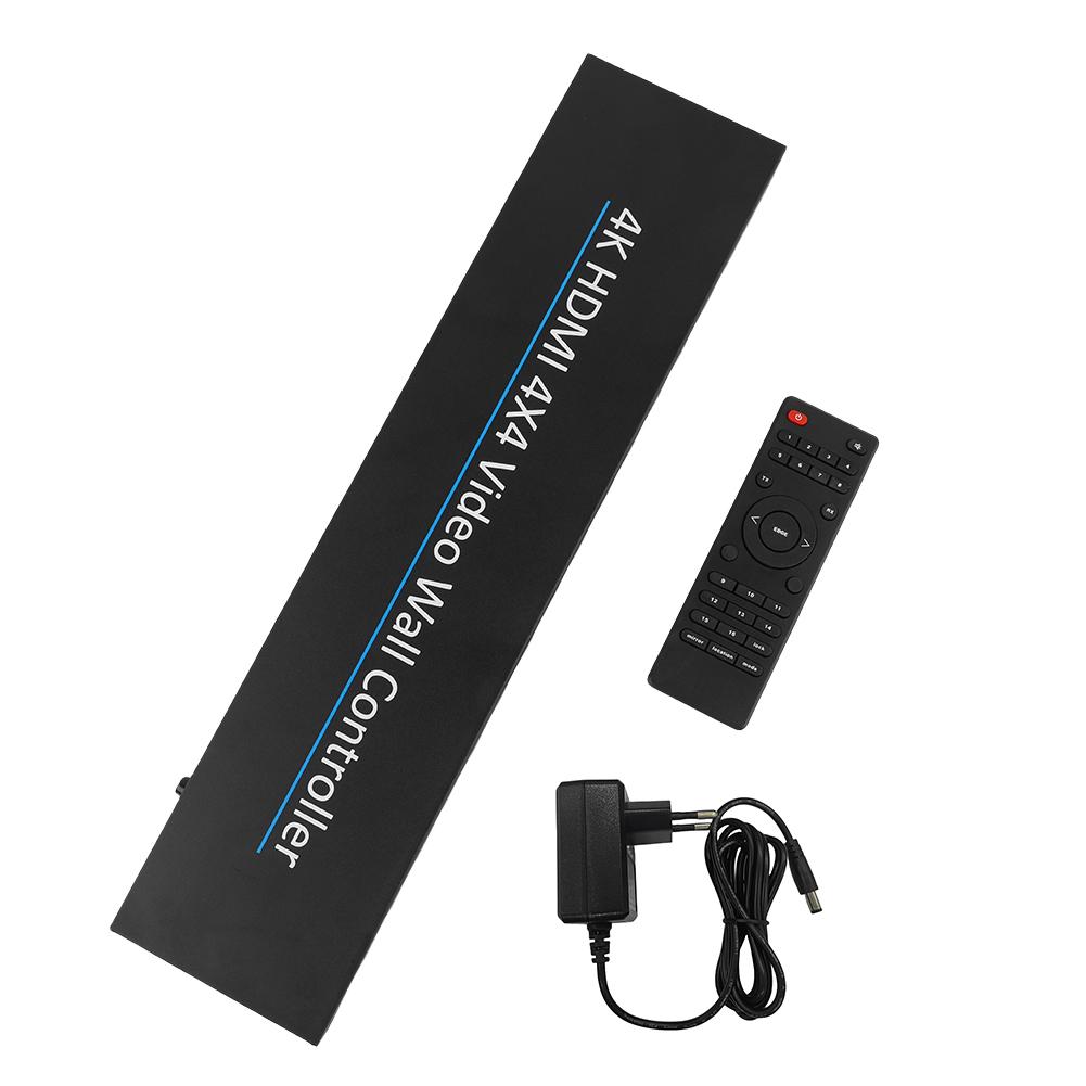 TV Wall Controller Processor 4K HDMI 4x4 Video Wall Controller with Remote Control TV Stitching Processor for 16 Screen Splicing
TV Wall Controller Processor 4K HDMI 4x4 Video Wall Controller with Remote Control TV Stitching Processor for 16 Screen Splicing