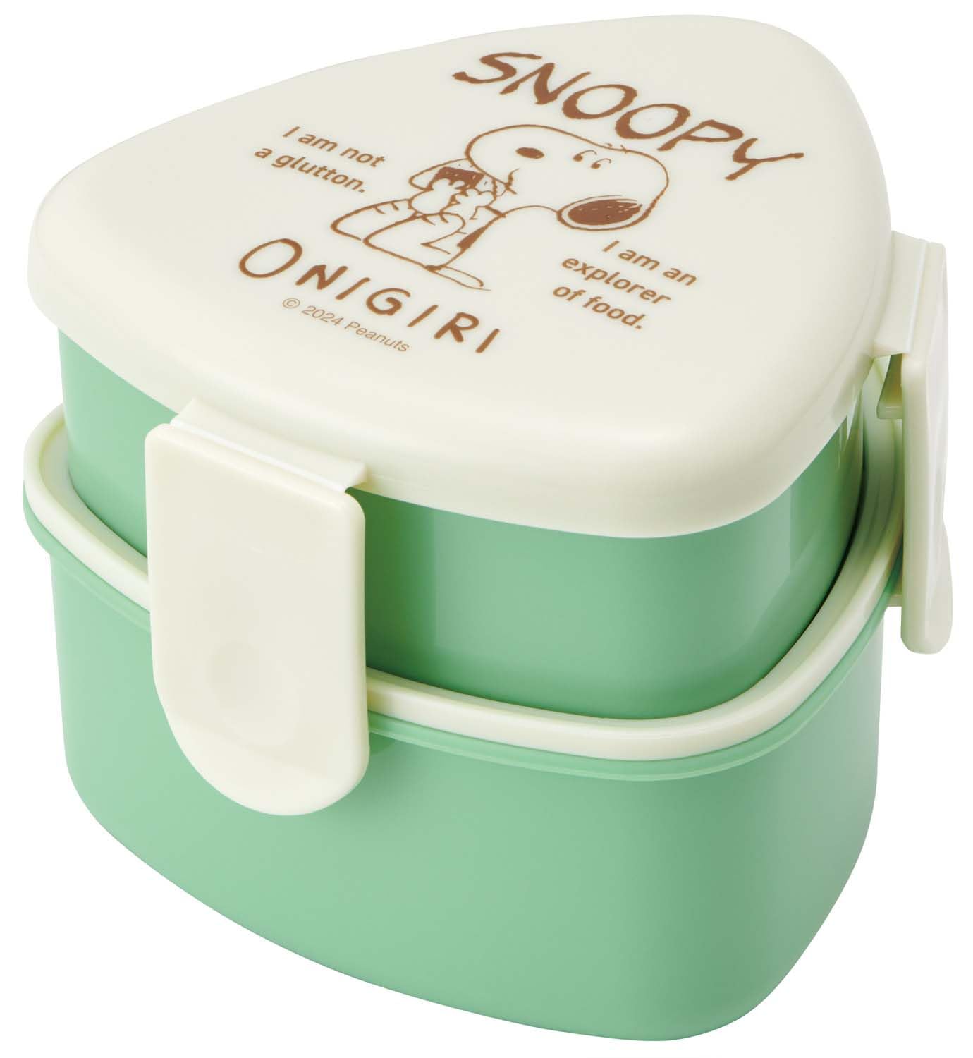 Skater Antibacterial Triangular Rice Ball Lunch Snoopy Design Box, Two-Tier, 500ml, Microwaveable, Cute, Kids (ONWT1AG-A)
Skater Antibacterial Triangular Rice Ball Lunch Snoopy Design Box, Two-Tier, 500ml, Microwaveable, Cute, Kids (ONWT1AG-A)