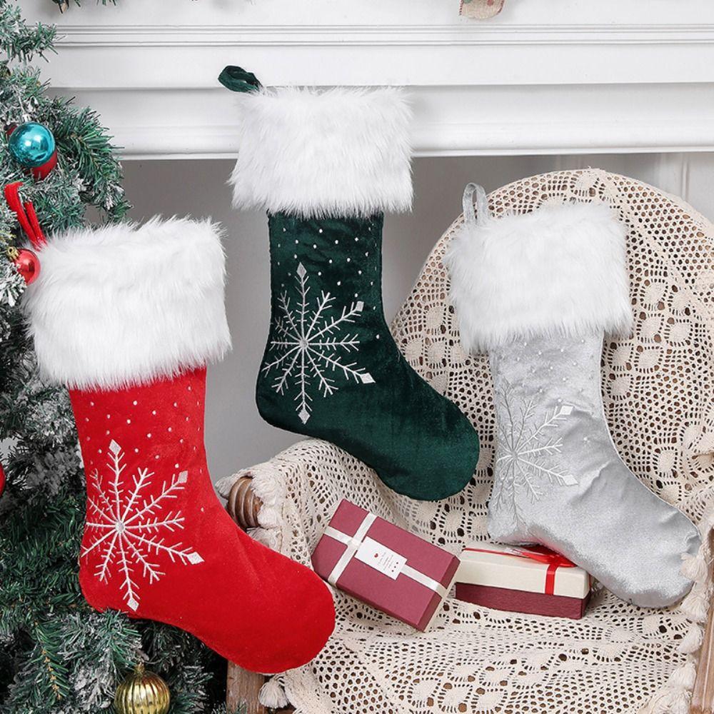 Hanging Christmas Gift Socks Large Size Xmas Gift Bag Candy Bag Christmas Stocking Christmas Decor
Hanging Christmas Gift Socks Large Size Xmas Gift Bag Candy Bag Christmas Stocking Christmas Decor
