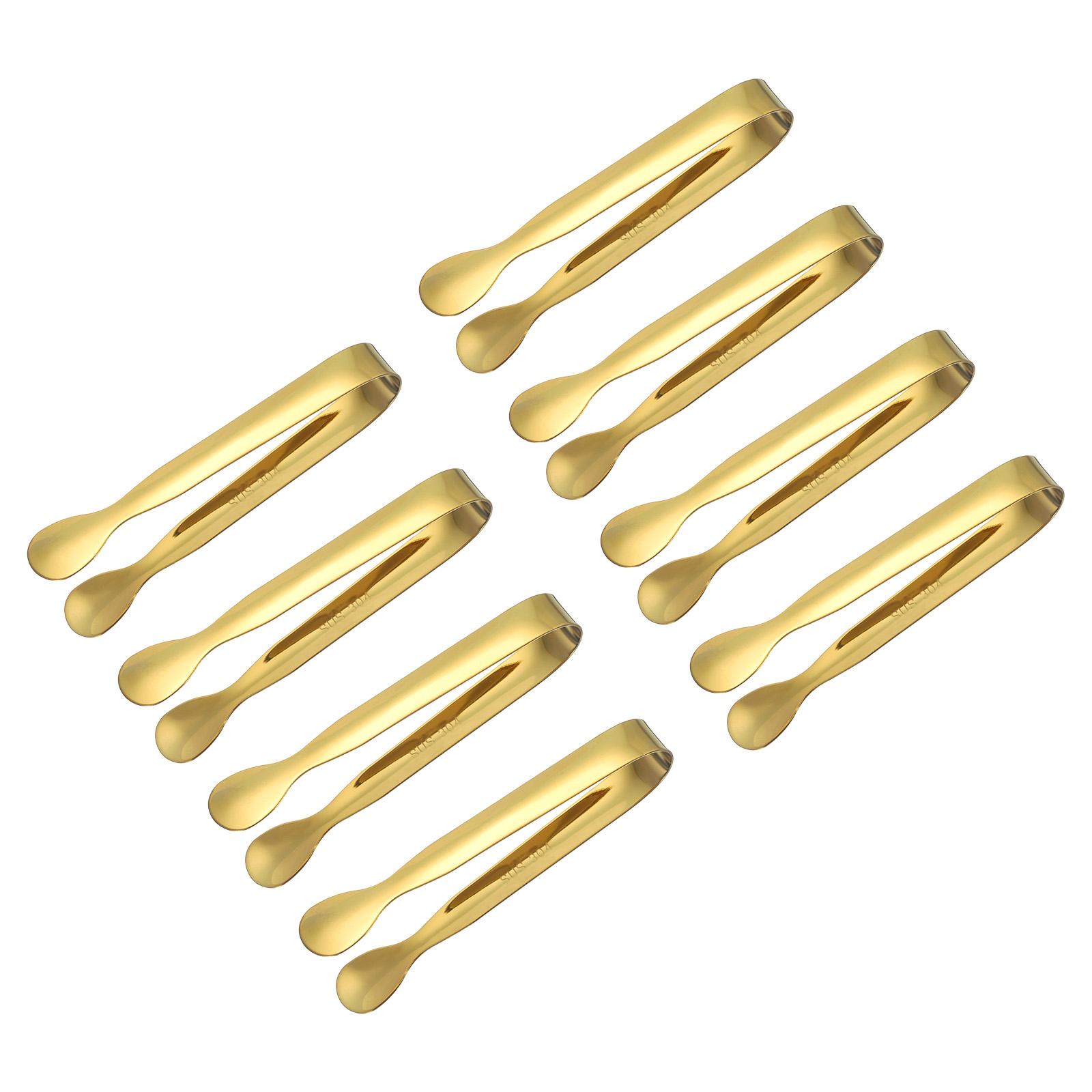 Serving Tongs 8pcs 4.3Inch - Stainless Steel Ice Tongs, Tiny Tongs for Appetizers Sugar Charcuterie Dessert Tea Parties Bar Cafe золотой
Serving Tongs 8pcs 4.3Inch - Stainless Steel Ice Tongs, Tiny Tongs for Appetizers Sugar Charcuterie Dessert Tea Parties Bar Cafe золотой
