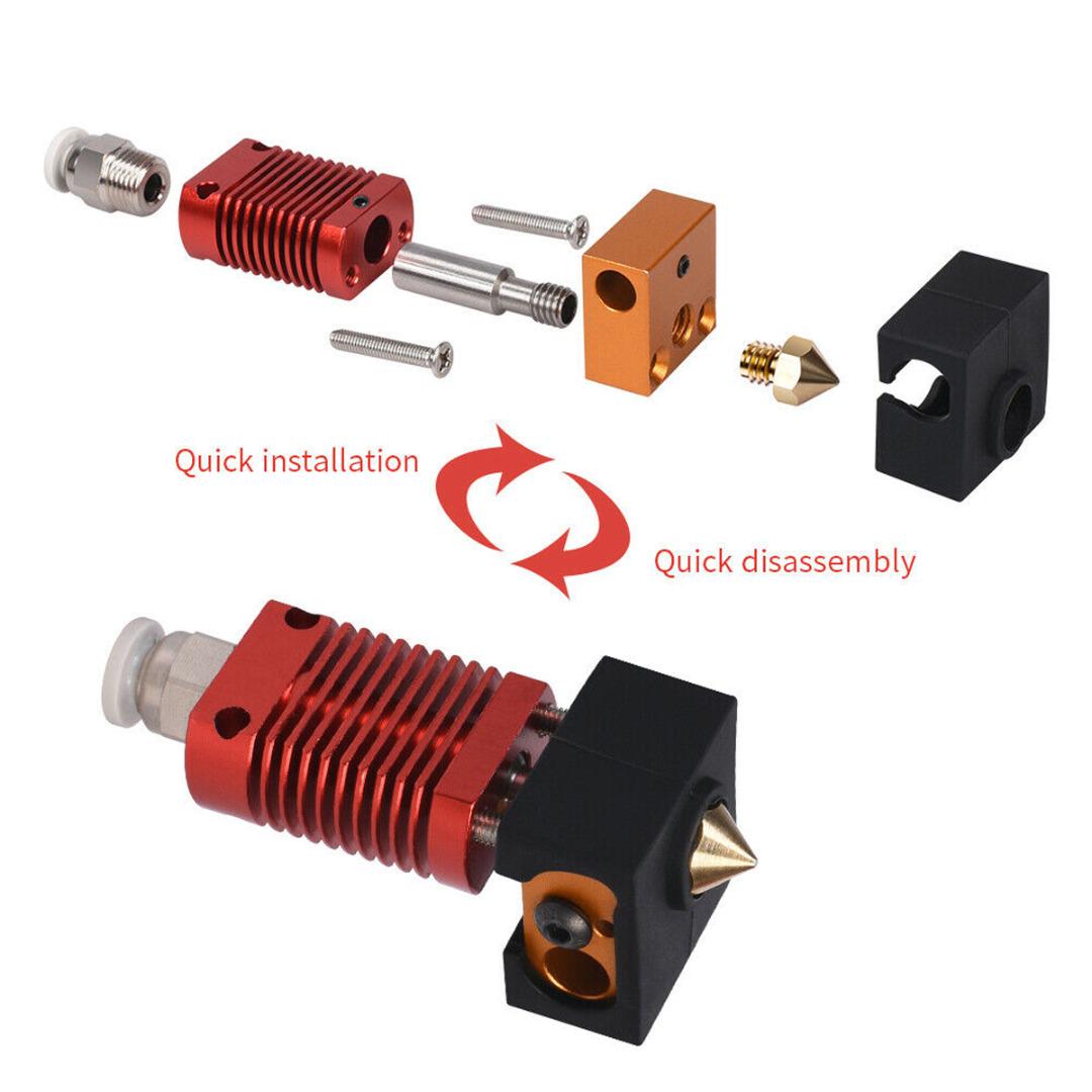 3D-принтер PDPO Red Hotend, комплект экструдера 1,75/0,4 мм для Creality Ender-3 CR-10
3D-принтер PDPO Red Hotend, комплект экструдера 1,75/0,4 мм для Creality Ender-3 CR-10