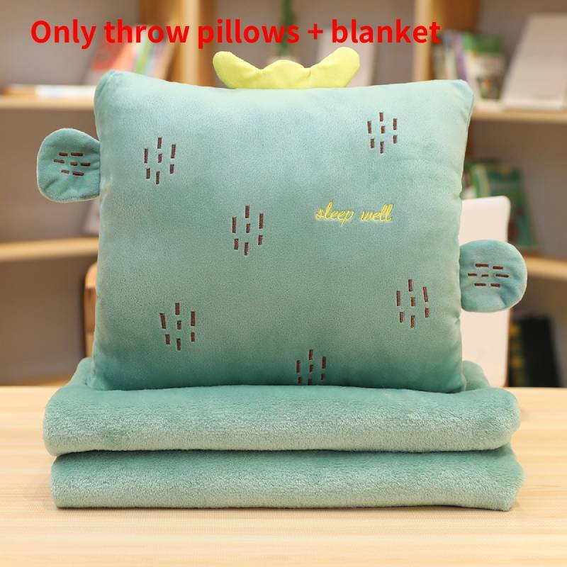 Cartoon Cat Plush Pillow Blanket Multiuse Office Car Cozy Support For Relaxation Cactus
Cartoon Cat Plush Pillow Blanket Multiuse Office Car Cozy Support For Relaxation Cactus
