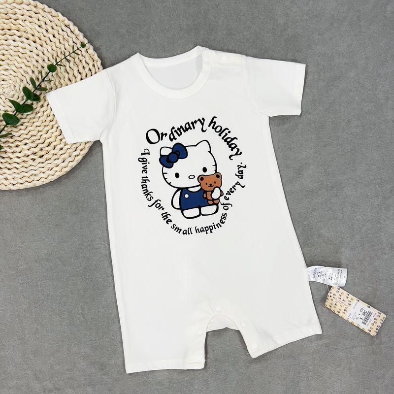 Original Foreign Trade Product, Real Photos, Hello Kitty Baby Summer Romper, Pure Cotton Short-Sleeve Jumpsuit for Outings White Kt 90
Original Foreign Trade Product, Real Photos, Hello Kitty Baby Summer Romper, Pure Cotton Short-Sleeve Jumpsuit for Outings White Kt 90