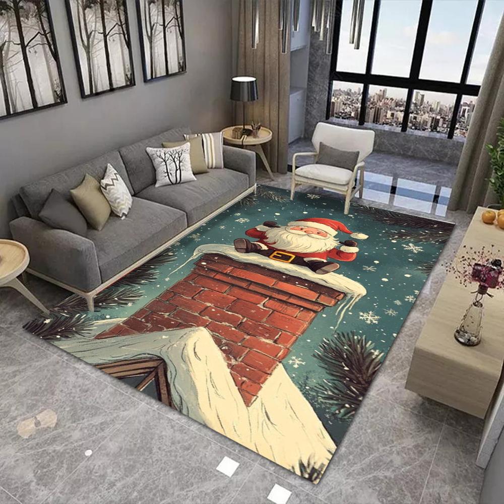Christmas Themed Area Rug Snowman Christmas Tree Hot Chocolate Patterns with Snowflake Designs Soft Carpet for Living Room 40x60CM
Christmas Themed Area Rug Snowman Christmas Tree Hot Chocolate Patterns with Snowflake Designs Soft Carpet for Living Room 40x60CM