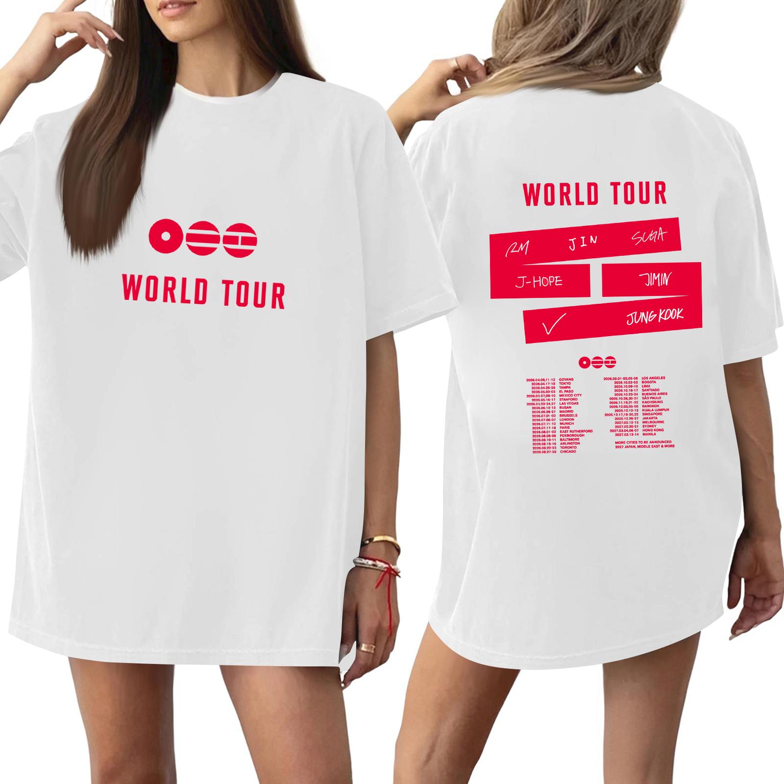 Women s Casual Printed T-Shirt Round Neck Pullover Short Sleeve Top XL білий
Women s Casual Printed T-Shirt Round Neck Pullover Short Sleeve Top XL білий