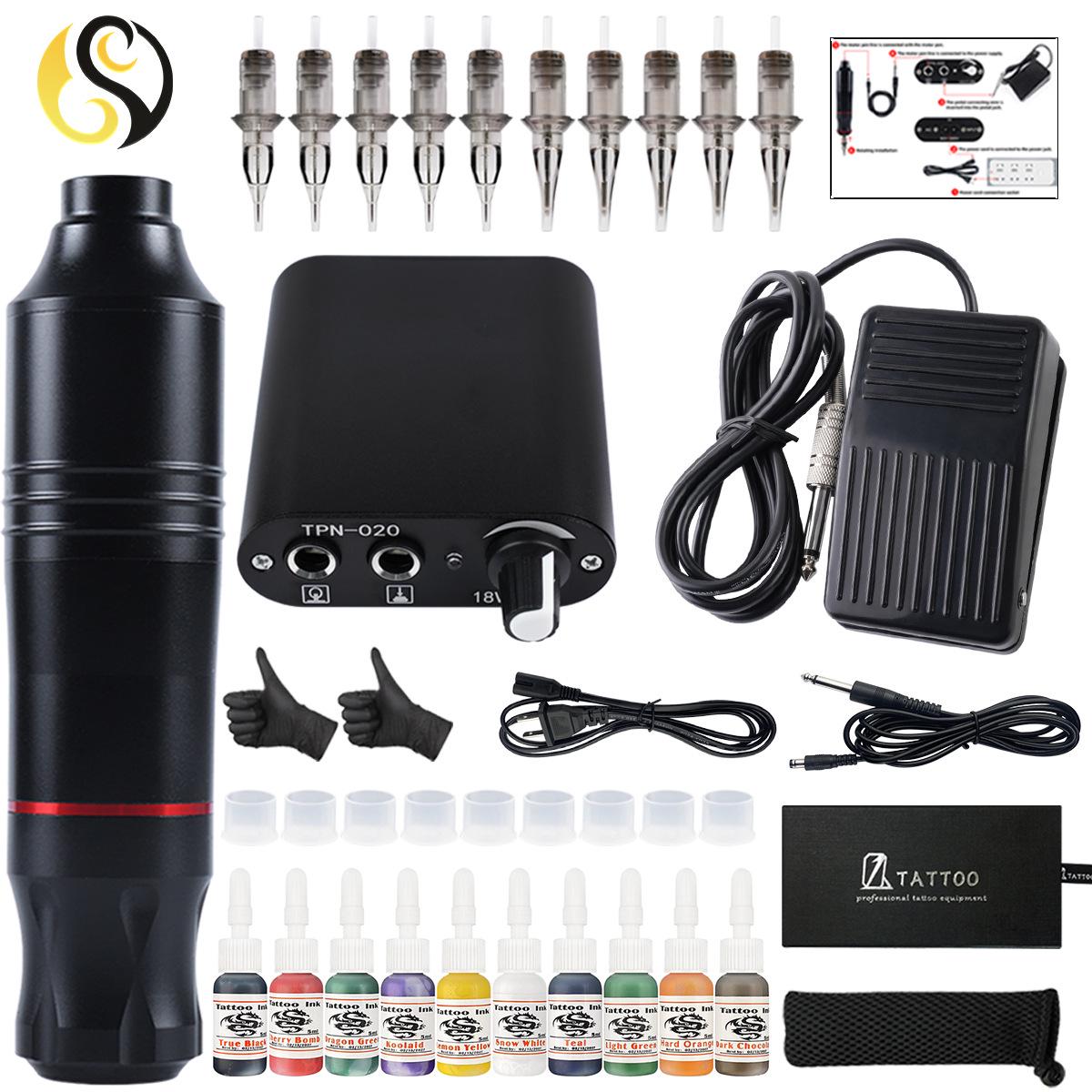 Lishen Tattoo Kit: No. 1 Motor Pen Set for Tattooing and Practice Lishen Motor Pen Set
Lishen Tattoo Kit: No. 1 Motor Pen Set for Tattooing and Practice Lishen Motor Pen Set