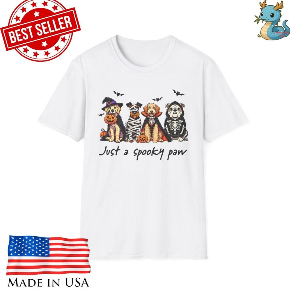 Spooky Dog Lovers T-Shirt Cute Halloween Puppy Graphic Tee Unisex T-Shirt S
Spooky Dog Lovers T-Shirt Cute Halloween Puppy Graphic Tee Unisex T-Shirt S