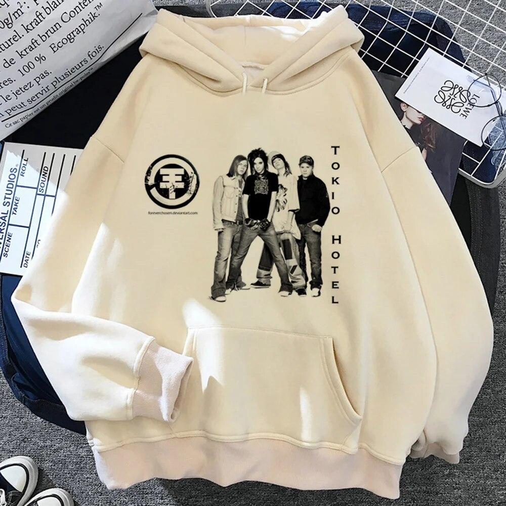 Женские толстовки Tokio Hotel y2k, эстетичная забавная японская рубашка с капюшоном, женская рубашка в стиле Харадзюку, унисекс
Женские толстовки Tokio Hotel y2k, эстетичная забавная японская рубашка с капюшоном, женская рубашка в стиле Харадзюку, унисекс