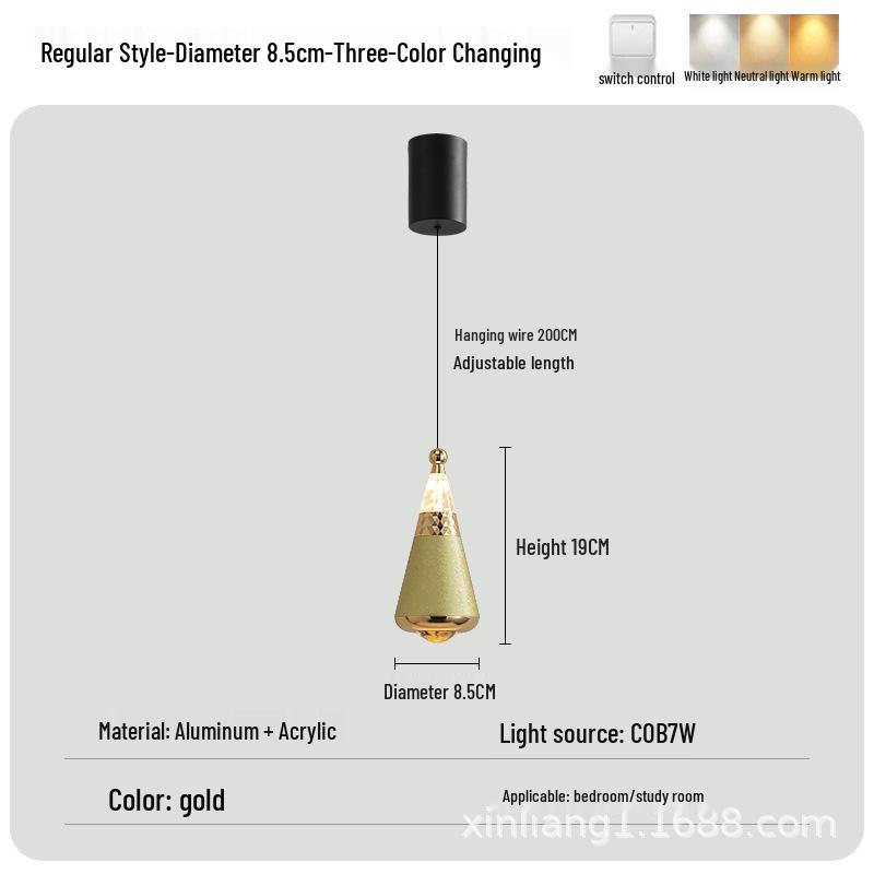 Высококлассная поднимаемая современная минималистичная люстра, прикроватный подвесной светильник - Роскошный минималистичный подвесной светильник для спальни 7W COB
Высококлассная поднимаемая современная минималистичная люстра, прикроватный подвесной светильник - Роскошный минималистичный подвесной светильник для спальни 7W COB