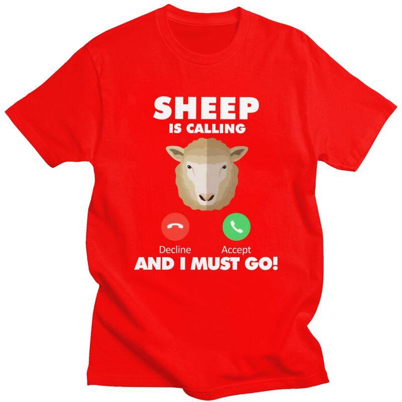 My Sheep Is Calling T Shirts Pure Cotton Tee Tops Summer Round Neck Tshirts Casual Short Sleeve Clothing For Men Birthday Gift S
My Sheep Is Calling T Shirts Pure Cotton Tee Tops Summer Round Neck Tshirts Casual Short Sleeve Clothing For Men Birthday Gift S
