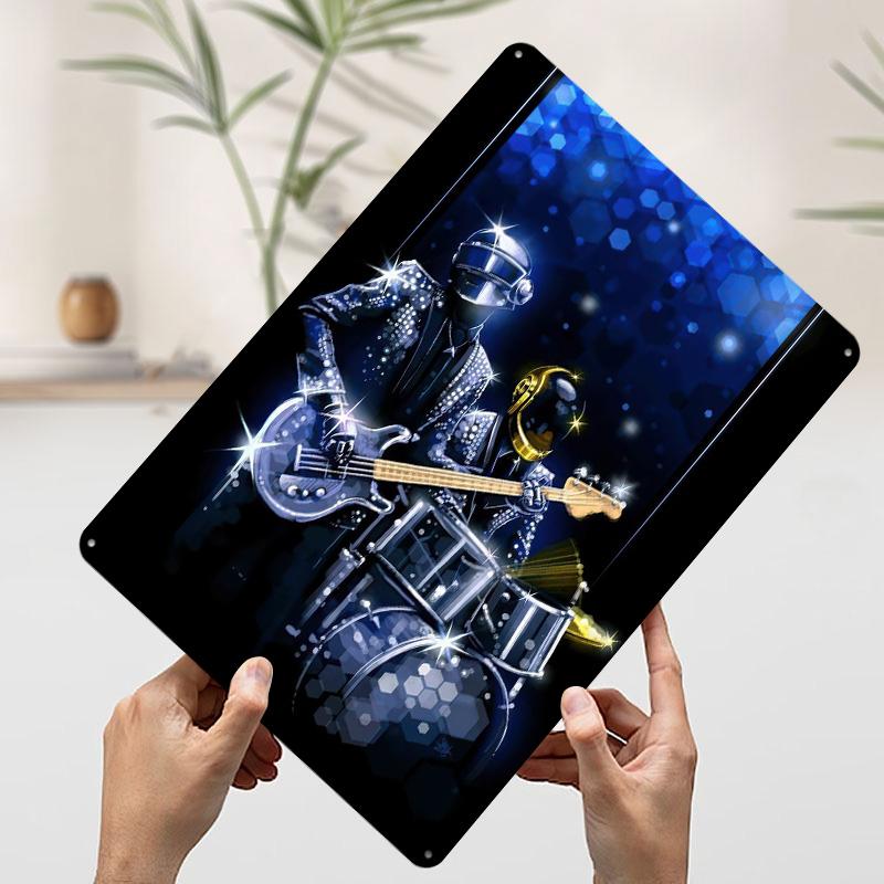 Daft Punk Music Band Poster Customized Wall Art Vintage Metal Signs Retro Tin Plaque for Man Cave Decoration Room Desk Decor 7.9x11.8In(20x30cm)
Daft Punk Music Band Poster Customized Wall Art Vintage Metal Signs Retro Tin Plaque for Man Cave Decoration Room Desk Decor 7.9x11.8In(20x30cm)