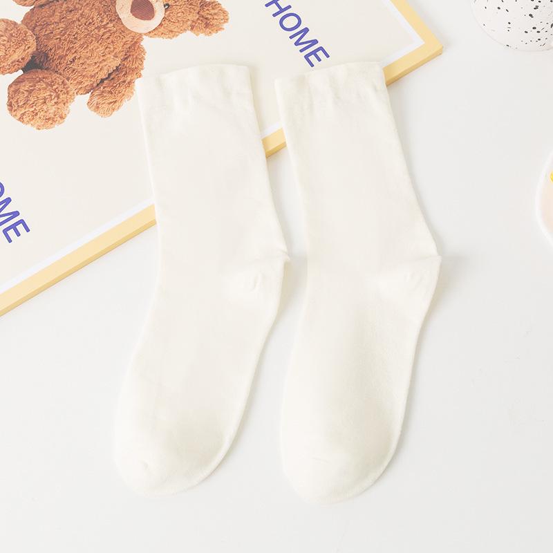 Женские носки-гольфы с присборенным верхом: Однотонные цвета для весны и осени - Черный, Белый, Бежевый One Size
Женские носки-гольфы с присборенным верхом: Однотонные цвета для весны и осени - Черный, Белый, Бежевый One Size