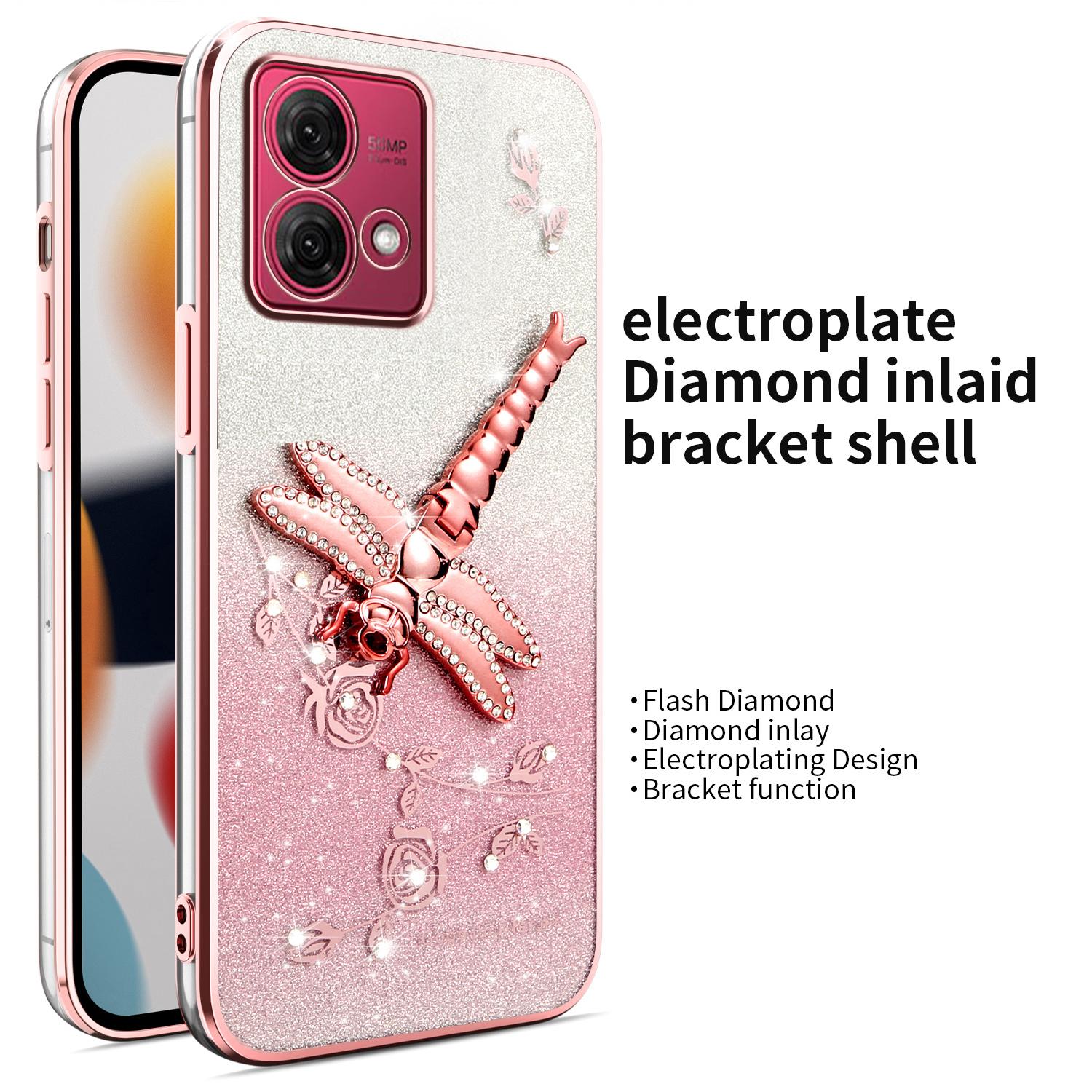 KADEM For Motorola Moto G84 5G Case Dragonfly Kickstand TPU Flowers Glitter Phone Cover Blue
KADEM For Motorola Moto G84 5G Case Dragonfly Kickstand TPU Flowers Glitter Phone Cover Blue