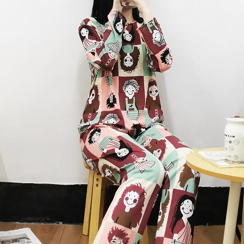 Women s Cute Cartoon Pajamas - Long Sleeve Two-Piece Set for Autumn, Winter, and Spring in Plus Sizes Extra Extra Large
Women s Cute Cartoon Pajamas - Long Sleeve Two-Piece Set for Autumn, Winter, and Spring in Plus Sizes Extra Extra Large