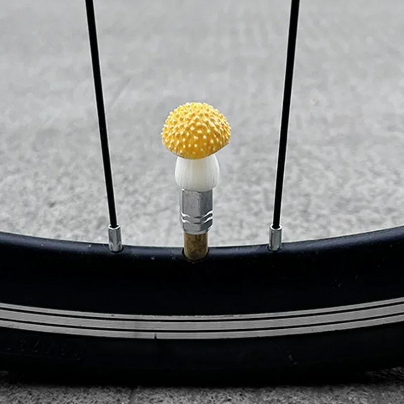 Mushroom Bike Valve Caps Presta Schrader Adorable Tire Decor Creative Conversion Head Inflation Hole Protector Cycling Accessory
Mushroom Bike Valve Caps Presta Schrader Adorable Tire Decor Creative Conversion Head Inflation Hole Protector Cycling Accessory