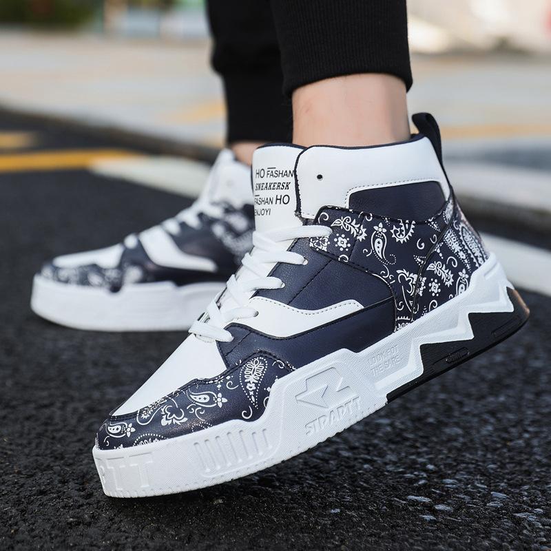 Cashew flower Guochao high-top thick baseplate shoes men s 2024 spring new trend versatile youth sports and leisure shoes 39 синій
Cashew flower Guochao high-top thick baseplate shoes men s 2024 spring new trend versatile youth sports and leisure shoes 39 синій