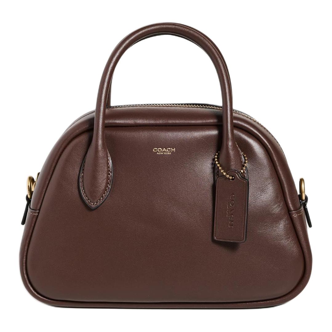 Coach Borough 23 Metal Logo Zipper Closure Detachable Shoulder Strap Leather Bowling Bag Women Bags Brown CU863-B4MPL Basic Set (Bag+Dust Bag)
Coach Borough 23 Metal Logo Zipper Closure Detachable Shoulder Strap Leather Bowling Bag Women Bags Brown CU863-B4MPL Basic Set (Bag+Dust Bag)