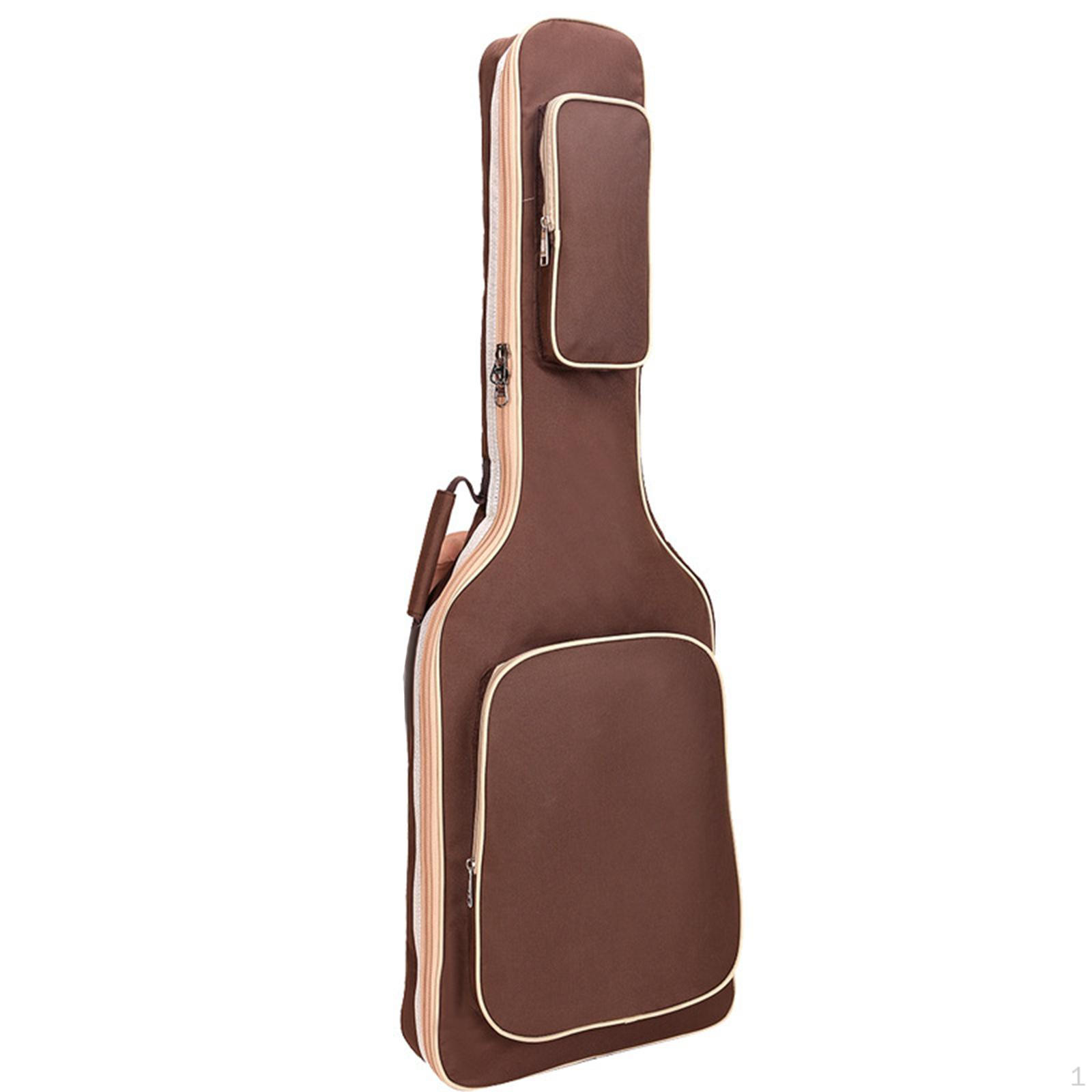 Electric Guitar Case Double Straps Pad with s Organizer Bass Bag for Concert кавовий
Electric Guitar Case Double Straps Pad with s Organizer Bass Bag for Concert кавовий