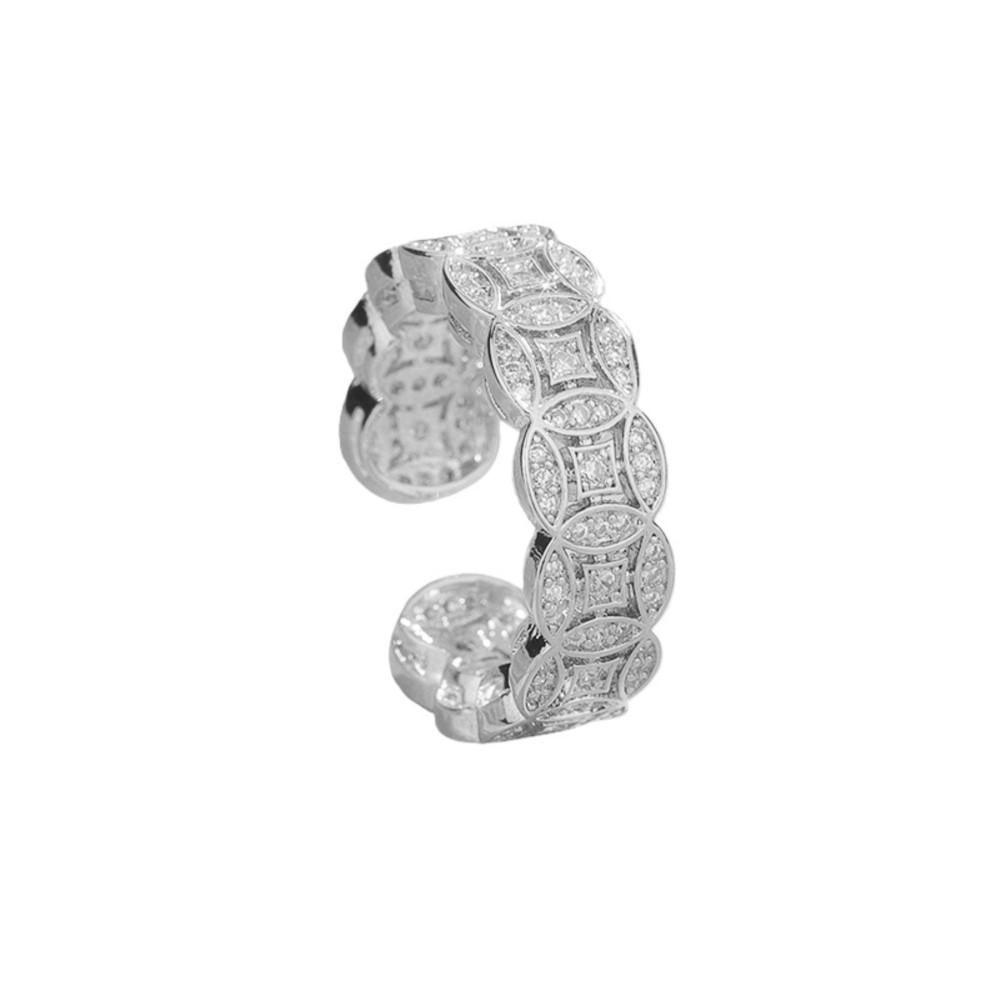 PANJBJ 925 Silver Ring For Women Wide Zircon Coin Geometry Wealth Classic Office Hip hop Versatile Jewelry Gift Dropshipping
PANJBJ 925 Silver Ring For Women Wide Zircon Coin Geometry Wealth Classic Office Hip hop Versatile Jewelry Gift Dropshipping