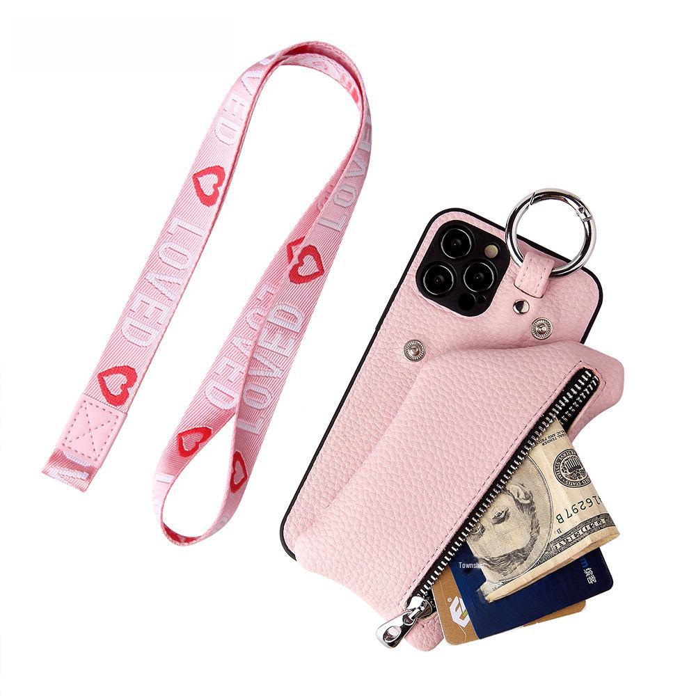 Leather Case for iPhone 11/12 Pro Max/XS with Coin Purse and Lanyard 11 Pro чорний
Leather Case for iPhone 11/12 Pro Max/XS with Coin Purse and Lanyard 11 Pro чорний