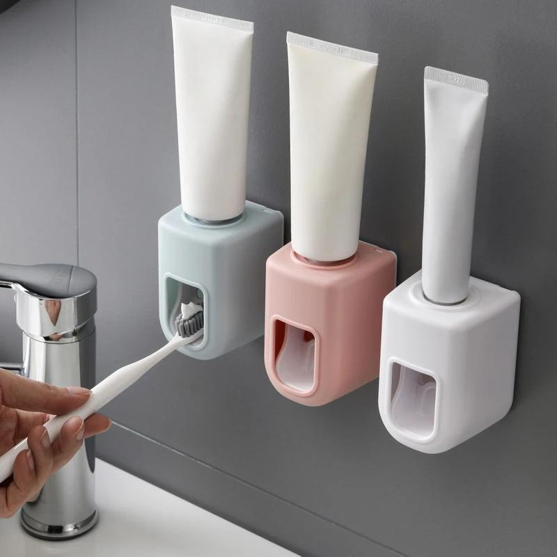 New Waterproof Automatic Toothpaste Dispenser Wall Mount Toothpaste Squeezer Toothpaste Holder Bathroom Tools Accessories рожевий
New Waterproof Automatic Toothpaste Dispenser Wall Mount Toothpaste Squeezer Toothpaste Holder Bathroom Tools Accessories рожевий
