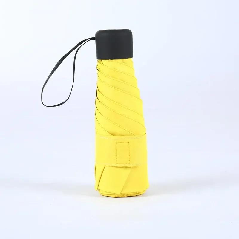Mini Umbrella Portable Pocket Rain Umbrella Women Black Coating Sunshade Parasol Lightweight Travel Anti-UV Umbrellas
Mini Umbrella Portable Pocket Rain Umbrella Women Black Coating Sunshade Parasol Lightweight Travel Anti-UV Umbrellas