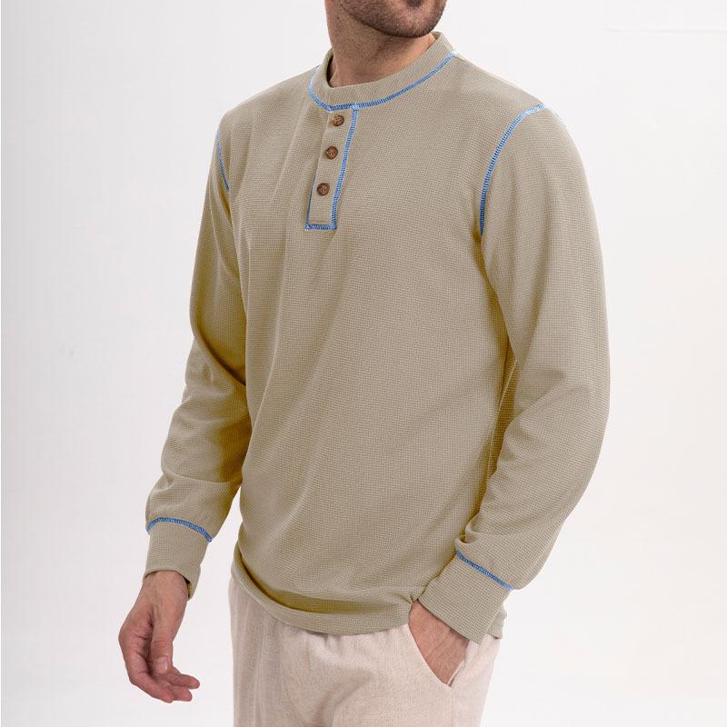 Plain Waffle-Weave Men’s Long-Sleeved Henley Shirt – Slim-Fit Men’s Top – Round-Neck Layering Top XXL абрикосовий
Plain Waffle-Weave Men’s Long-Sleeved Henley Shirt – Slim-Fit Men’s Top – Round-Neck Layering Top XXL абрикосовий