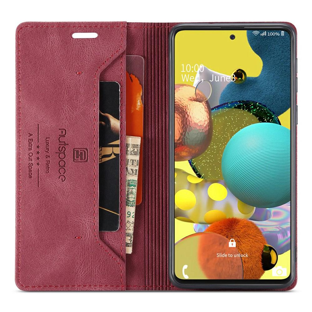 AUTSPACE A01 Series for Samsung Galaxy A51 4G SM-A515 PU Leather Case RFID Blocking Vintage Wallet Stand Flip Cover Red
AUTSPACE A01 Series for Samsung Galaxy A51 4G SM-A515 PU Leather Case RFID Blocking Vintage Wallet Stand Flip Cover Red
