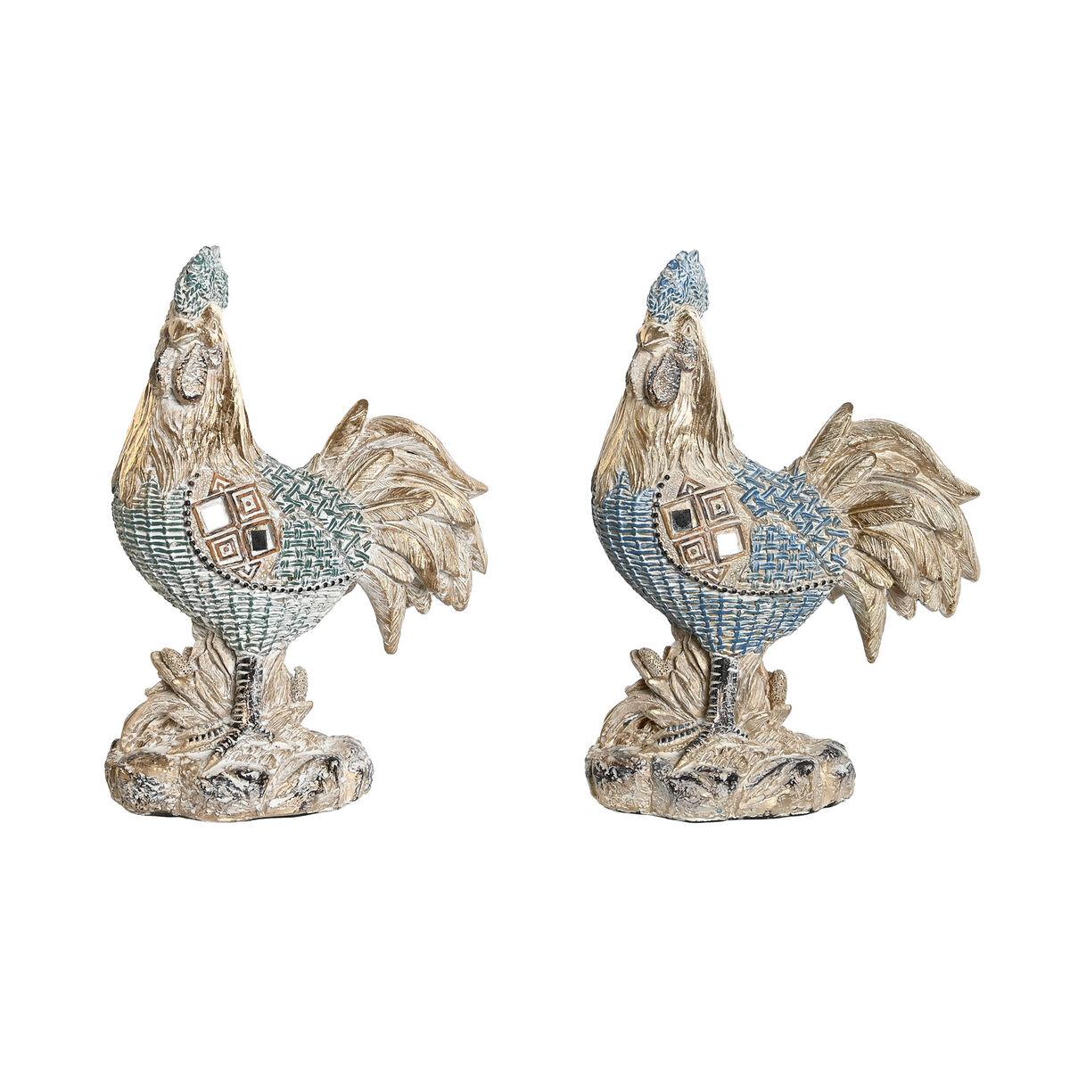 Декоративная статуэтка DKD Home Decor 14,3 x 7,5 x 20 см Бирюзово-синий полосатый петух (2 единицы)
Декоративная статуэтка DKD Home Decor 14,3 x 7,5 x 20 см Бирюзово-синий полосатый петух (2 единицы)