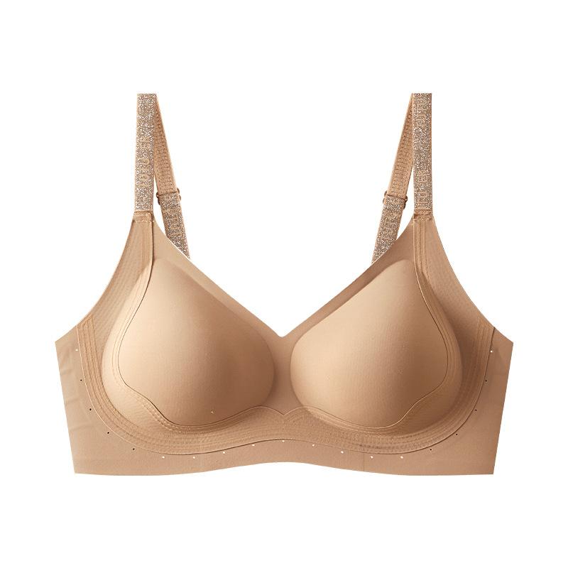 Jelly strip soft support, no traces, comfortable, small chest, large collection, pull, no steel ring, close breast bra M code【 40-50kg 】
Jelly strip soft support, no traces, comfortable, small chest, large collection, pull, no steel ring, close breast bra M code【 40-50kg 】