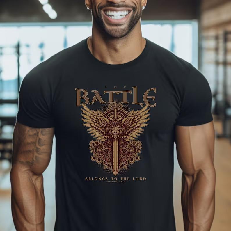 Saint Michael Christian T-Shirt, Gym Warriors of God Army Shield Tee 5XL різнокольоровий
Saint Michael Christian T-Shirt, Gym Warriors of God Army Shield Tee 5XL різнокольоровий