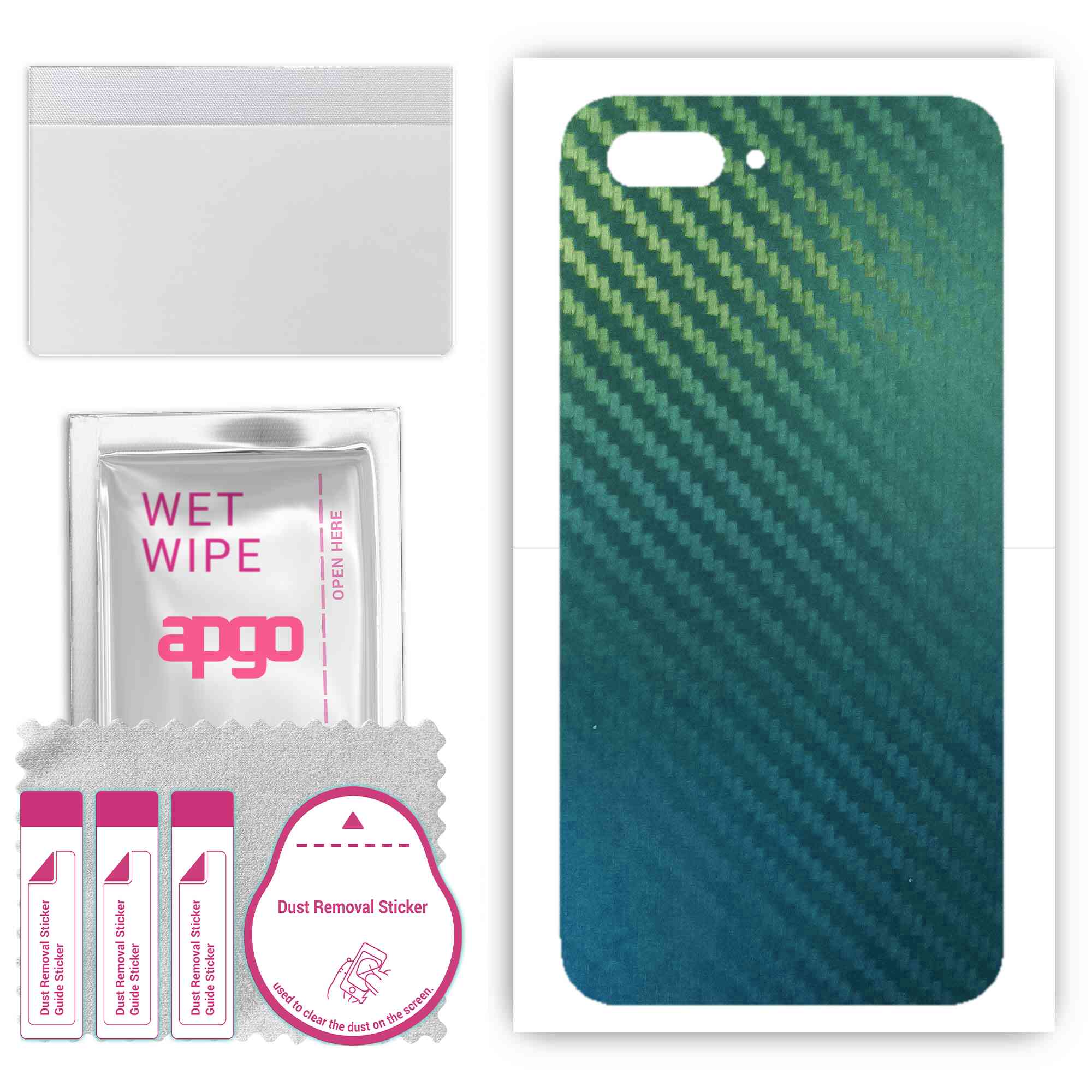 apgo Protective Skin Sticker for the back compatible with Honor 10, Wrap Film, Foil, Vinyl - Pattern Carbon Chameleon CAKA1
apgo Protective Skin Sticker for the back compatible with Honor 10, Wrap Film, Foil, Vinyl - Pattern Carbon Chameleon CAKA1