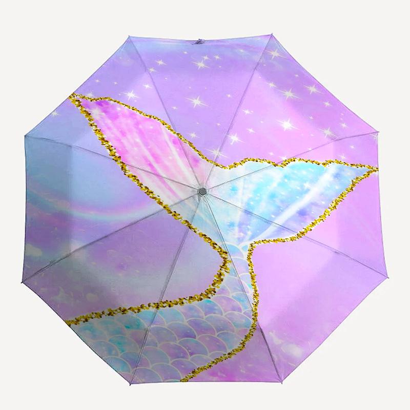 1PC Mermaid Tail Umbrella-8-Rib Reinforced Portable Folding Travel Suitable for All Seasons Outdoor Daily -Z0467
1PC Mermaid Tail Umbrella-8-Rib Reinforced Portable Folding Travel Suitable for All Seasons Outdoor Daily -Z0467