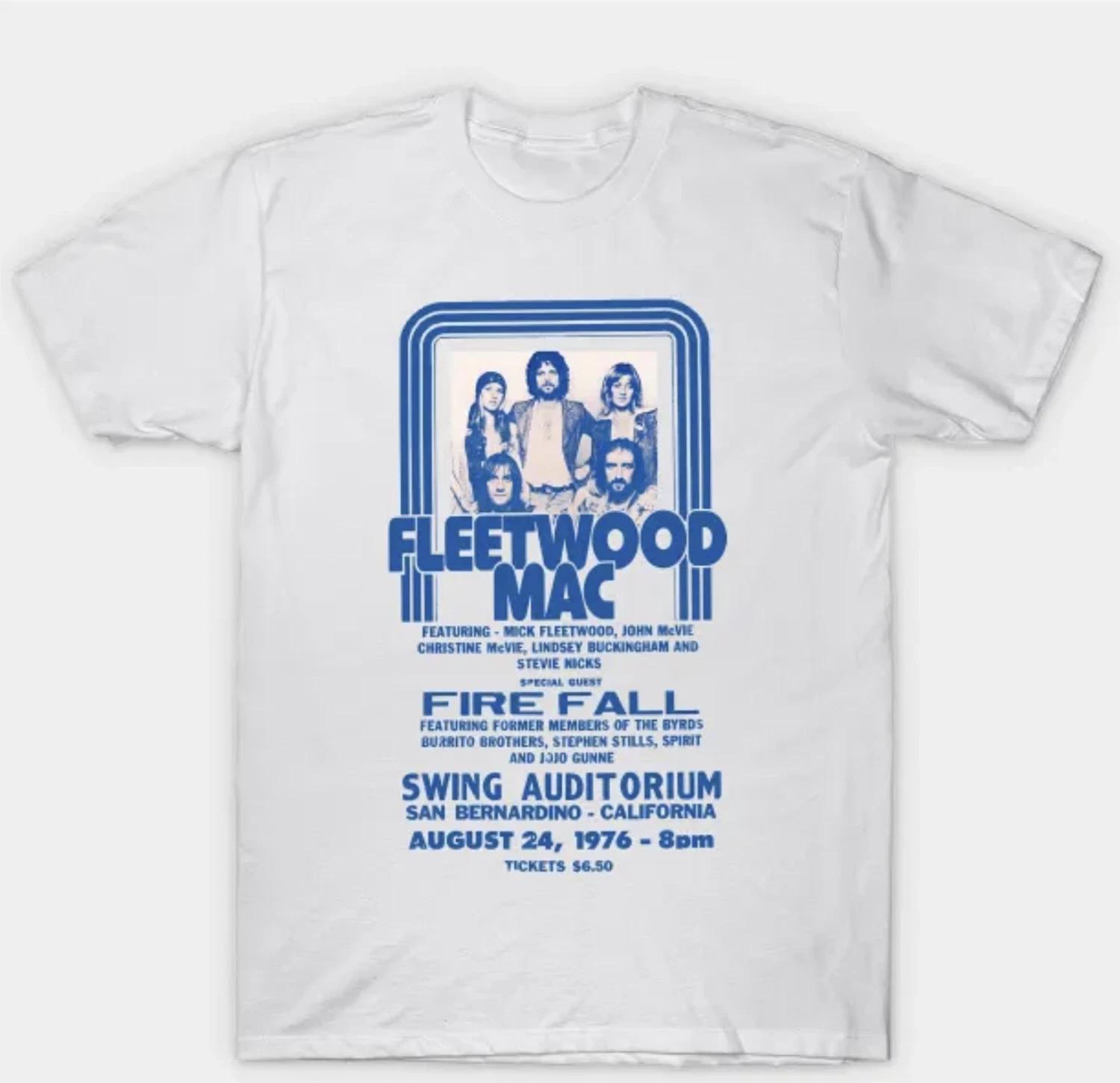Fleetwood Mac Tour T shirt Adult Small-3XL White American Rock Band Fire Fall 2XL
Fleetwood Mac Tour T shirt Adult Small-3XL White American Rock Band Fire Fall 2XL