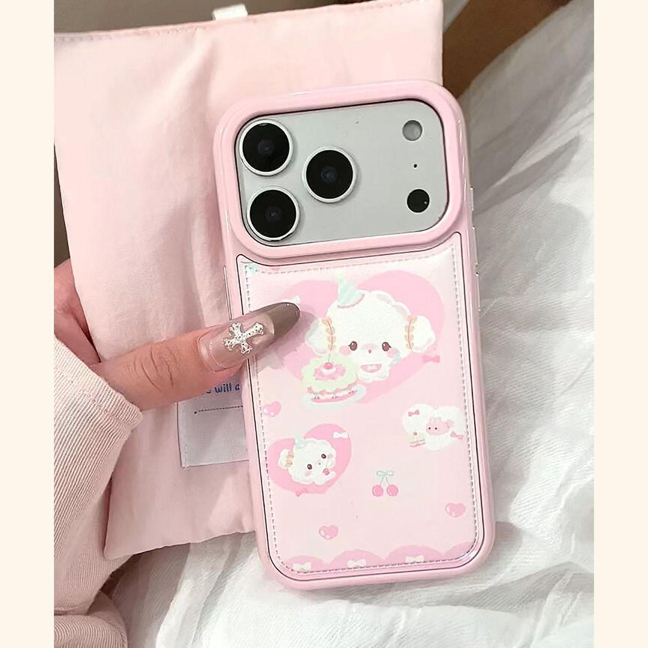 Wheat Cloud Cake Drop-Proof Soft Shell for Apple iPhone 13-17 Pro Max, White/Pink Apple 15 Pro Max
Wheat Cloud Cake Drop-Proof Soft Shell for Apple iPhone 13-17 Pro Max, White/Pink Apple 15 Pro Max