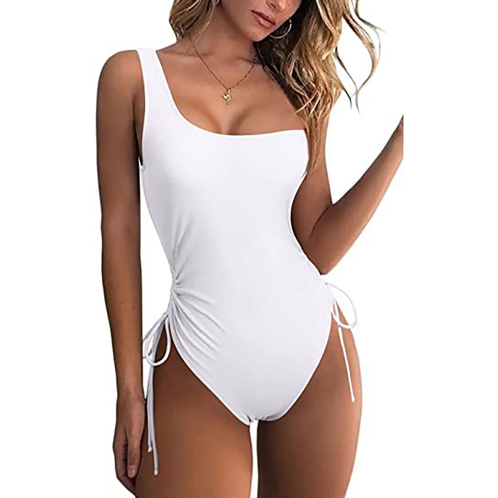 Женский цельный сексуальный купальник бикини L белый
Женский цельный сексуальный купальник бикини L белый