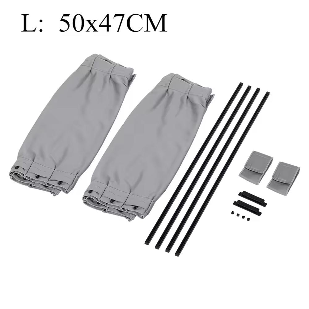 2pcs Universal Car Sunshade Side Window Curtains Automatic Folding UV Protection Pure Cloth Sun Visor Covers Thermal Insulation сірий колір
2pcs Universal Car Sunshade Side Window Curtains Automatic Folding UV Protection Pure Cloth Sun Visor Covers Thermal Insulation сірий колір