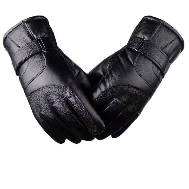 Утепленные хлопковые бархатные кожаные зимние перчатки для мужчин и женщин - для езды на мотоцикле и электромобиле One Size чёрный
Утепленные хлопковые бархатные кожаные зимние перчатки для мужчин и женщин - для езды на мотоцикле и электромобиле One Size чёрный