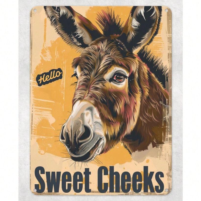 Vintage Donkey Metal Poster for Bar Garage Wall Art
Vintage Donkey Metal Poster for Bar Garage Wall Art