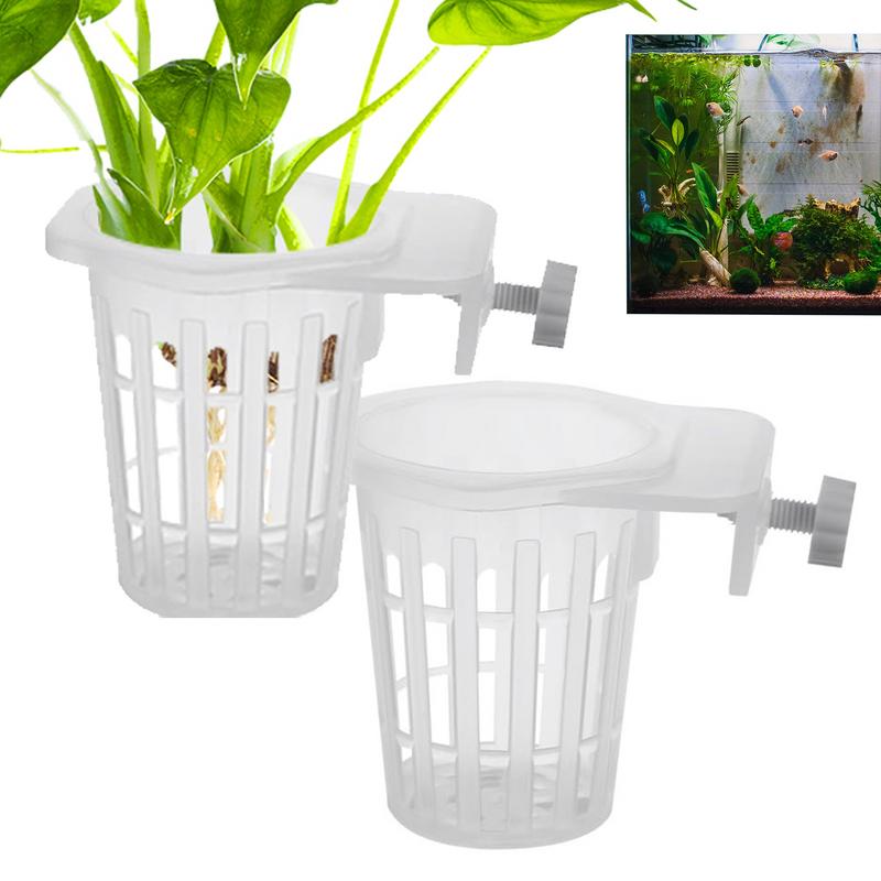 2Pcs/set Aquarium Plant Cup Basket Hangable Aquatic Plant Holder With Holes Water Planting Landscape Decoration CN
2Pcs/set Aquarium Plant Cup Basket Hangable Aquatic Plant Holder With Holes Water Planting Landscape Decoration CN