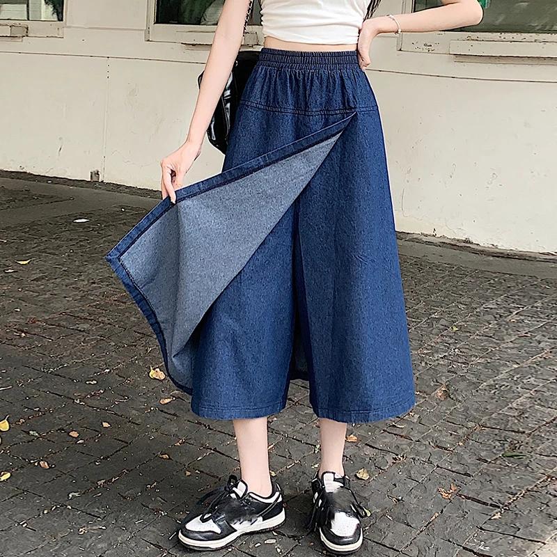 High Waist A-Line Midi Denim Skirt for Women Slimming Sli Autumn Faion Small Stature Bodycon Skirts S темно-синий
High Waist A-Line Midi Denim Skirt for Women Slimming Sli Autumn Faion Small Stature Bodycon Skirts S темно-синий