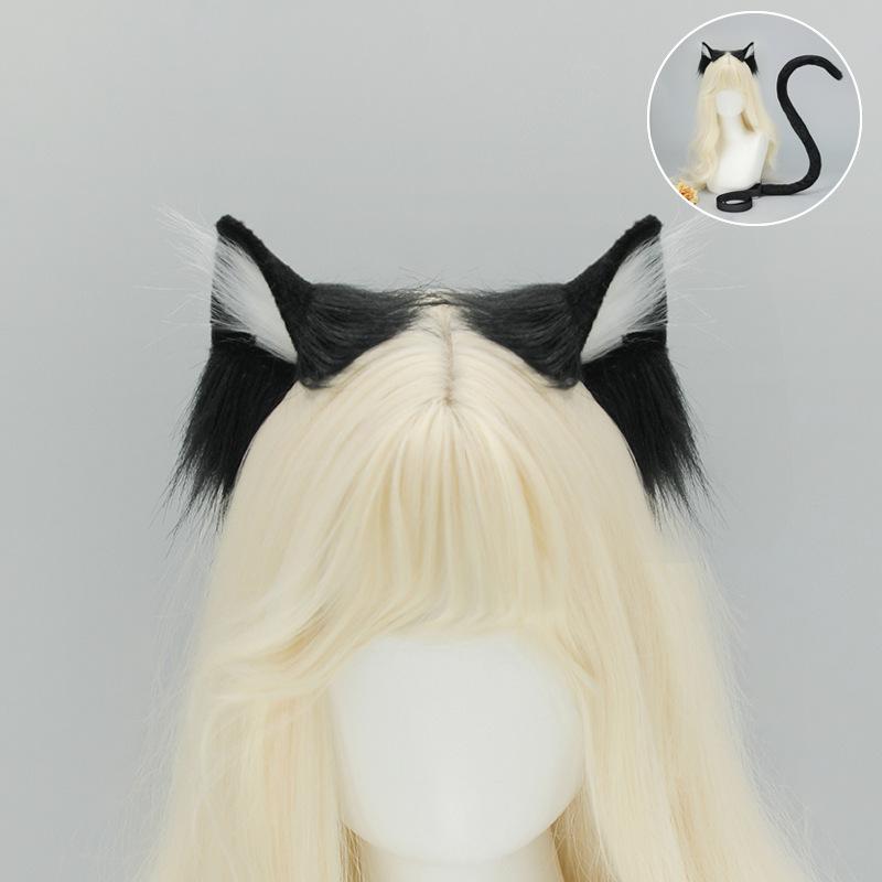 Simulation Animal Ear Cat Headband Handmade Plush Cos Props Comic-Con Headdress Cat Tail Set
Simulation Animal Ear Cat Headband Handmade Plush Cos Props Comic-Con Headdress Cat Tail Set