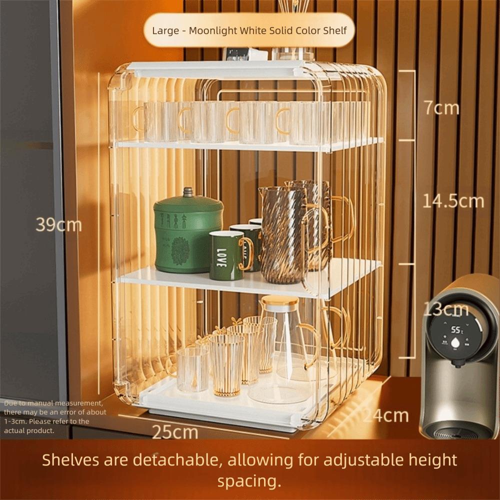 Clear Cup Display Cabinet 3 Layer Mug Storage Shelf New Cup Storage Rack Kitchen Accessories
Clear Cup Display Cabinet 3 Layer Mug Storage Shelf New Cup Storage Rack Kitchen Accessories
