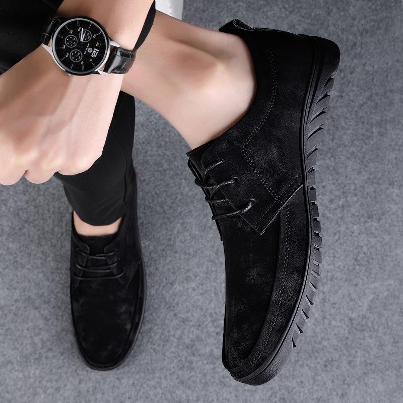 Мужская обувь 2025 года, летние новые мужские мягкие и удобные деловые повседневные туфли на шнуровке, однотонные, универсальные, износостойкие кожаные туфли Tide 36 чёрный
Мужская обувь 2025 года, летние новые мужские мягкие и удобные деловые повседневные туфли на шнуровке, однотонные, универсальные, износостойкие кожаные туфли Tide 36 чёрный