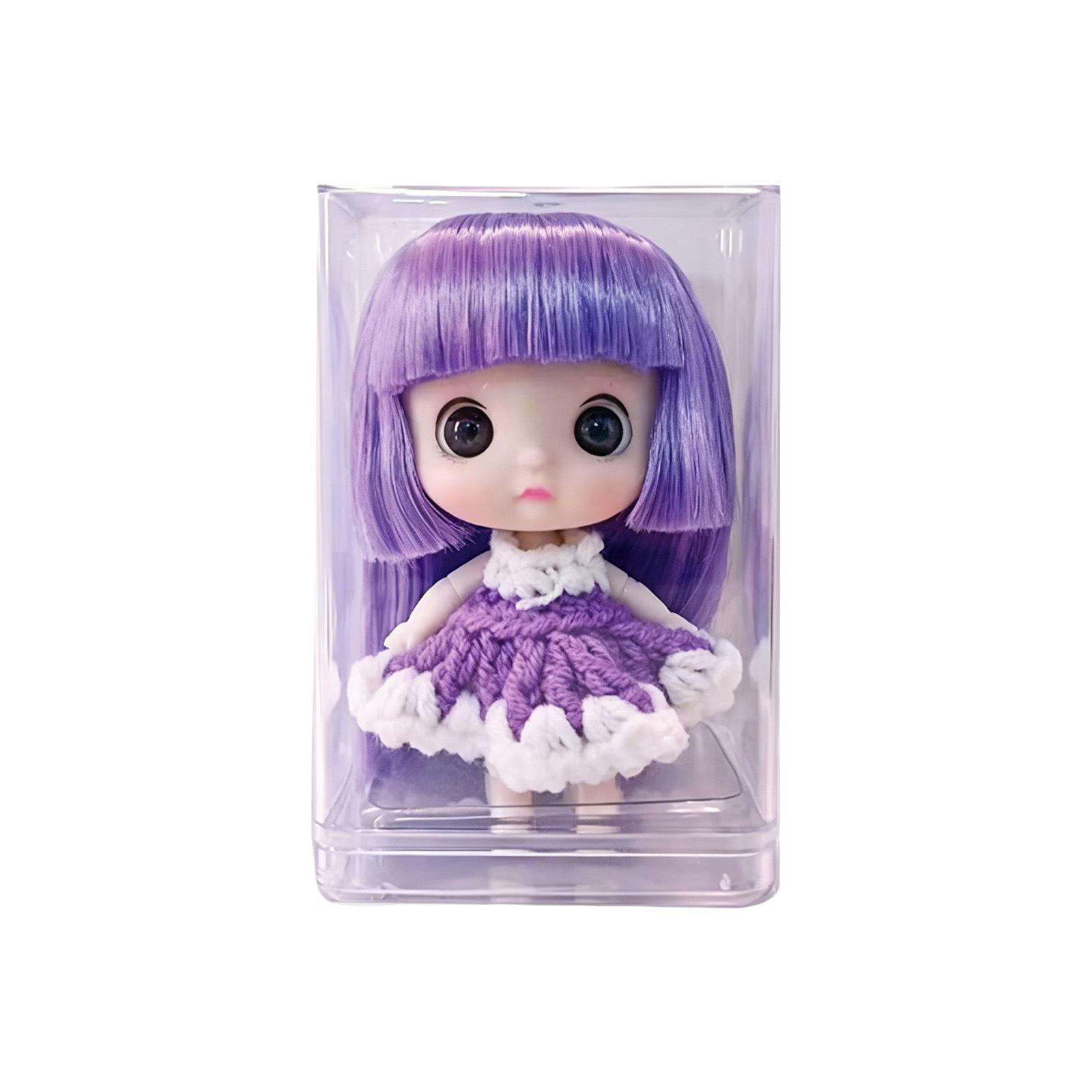 9 5cm Small Doll Soft Lightweight Design Detachable Skirt Miniature Collectible Toy for Display and Play one size
9 5cm Small Doll Soft Lightweight Design Detachable Skirt Miniature Collectible Toy for Display and Play one size