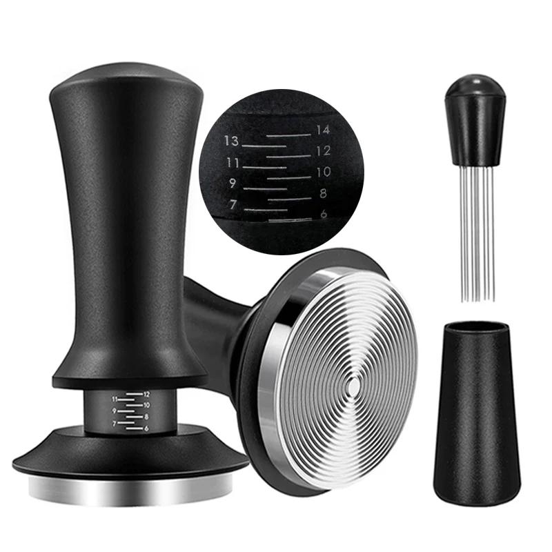 Coffee Tamper Spring Espresso Tamper 51mm 53mm 58mm Coffee Tampers and Coffee Stirrer Stainless Steel Tampers Coffee Accessories 51mm
Coffee Tamper Spring Espresso Tamper 51mm 53mm 58mm Coffee Tampers and Coffee Stirrer Stainless Steel Tampers Coffee Accessories 51mm