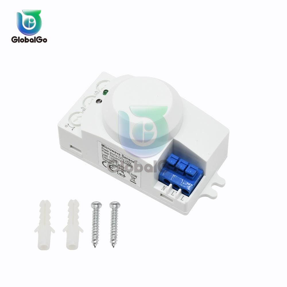 DC12V-24V AC220V-240V 5.8GHz Microwave Sensor Switch High Frequency Microwave Radar Sensor Body Motion HF Detector Light Switch
DC12V-24V AC220V-240V 5.8GHz Microwave Sensor Switch High Frequency Microwave Radar Sensor Body Motion HF Detector Light Switch