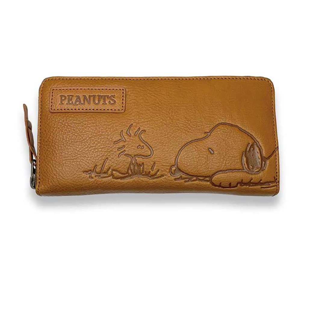 PEANUTS SNOOPY Round Zip Long Wallet, Camel, 73053, Cowhide, Italian Leather, Unisex (Camel)
PEANUTS SNOOPY Round Zip Long Wallet, Camel, 73053, Cowhide, Italian Leather, Unisex (Camel)