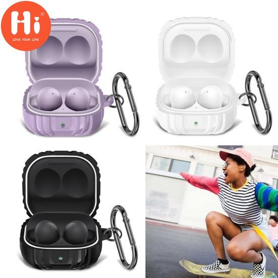 Hi Многоразовый чехол для наушников, противоударный, практичный, Bluetooth-совместимый, защитный чехол для наушников с брелоком для Samsung Galaxy Buds Live/Pro/2/2Pro
Hi Многоразовый чехол для наушников, противоударный, практичный, Bluetooth-совместимый, защитный чехол для наушников с брелоком для Samsung Galaxy Buds Live/Pro/2/2Pro